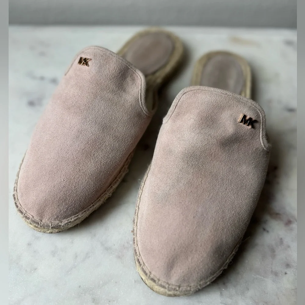 Michael‎ Kors Women’s Suede Espadrille Slipper Color Pink Size 8.5